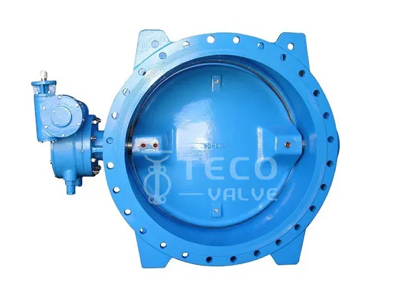 Butterfly valve double eccentric type