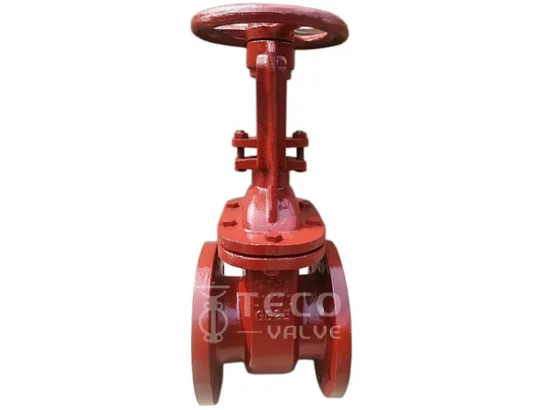 Cast Iron F4 Metal Seated Gate Valve Outside Screw and Yoke
