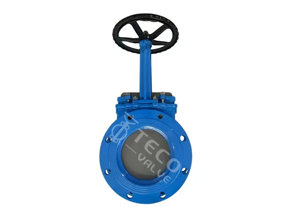 Double Flange Knife Gate Valve PTFE Seat