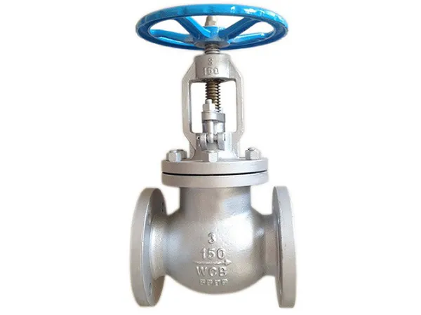 What are the types of globe valves?